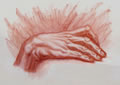 Michael Hensley Drawings, Human Hands 20